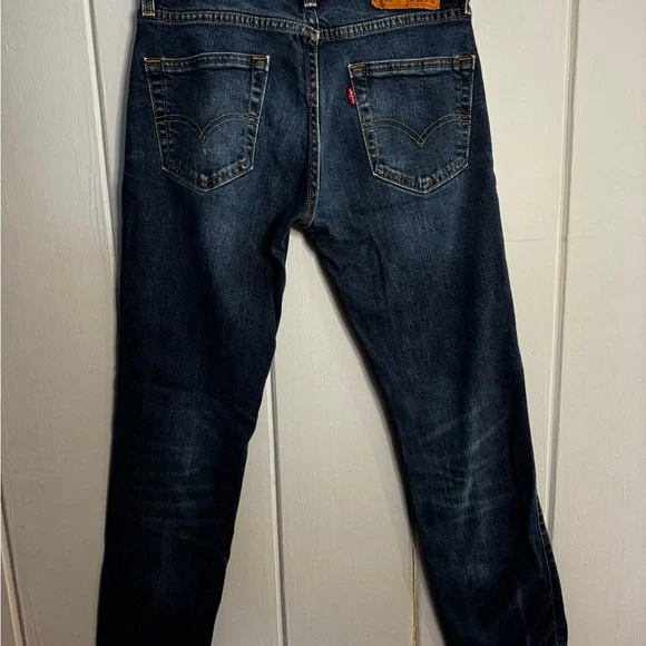 Levi's Dark Blue Slim Fit Jeans - Picture 2 of 3